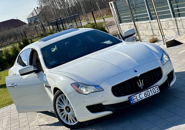 Maserati Quattroporte cena 143000 przebieg: 52000, rok produkcji 2014 z Łowicz małe 254